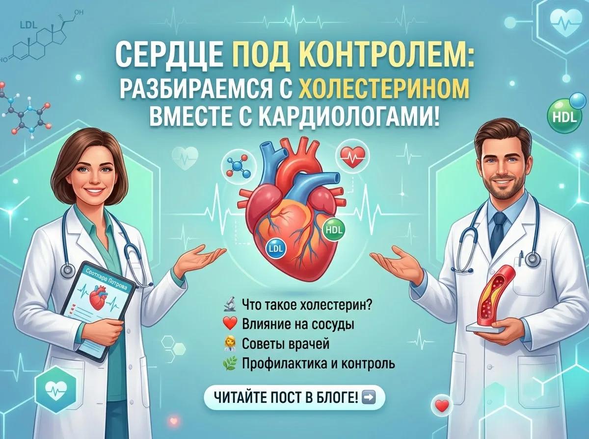Занятие в Школе кардиологического пациента «Высокий холестерин: когда нужны лекарства, а когда можно обойтись без них»